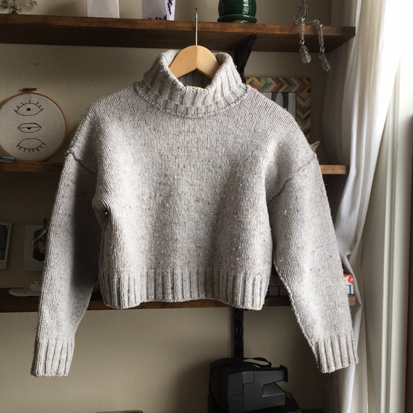 Vintage Sweaters - Adorable vintage crop express turtleneck